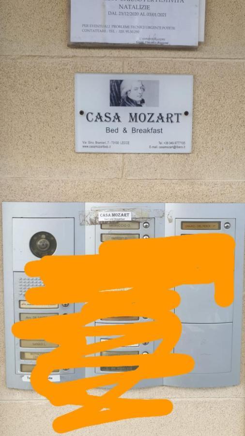 Casa Mozart B&B Lecce Exteriör bild